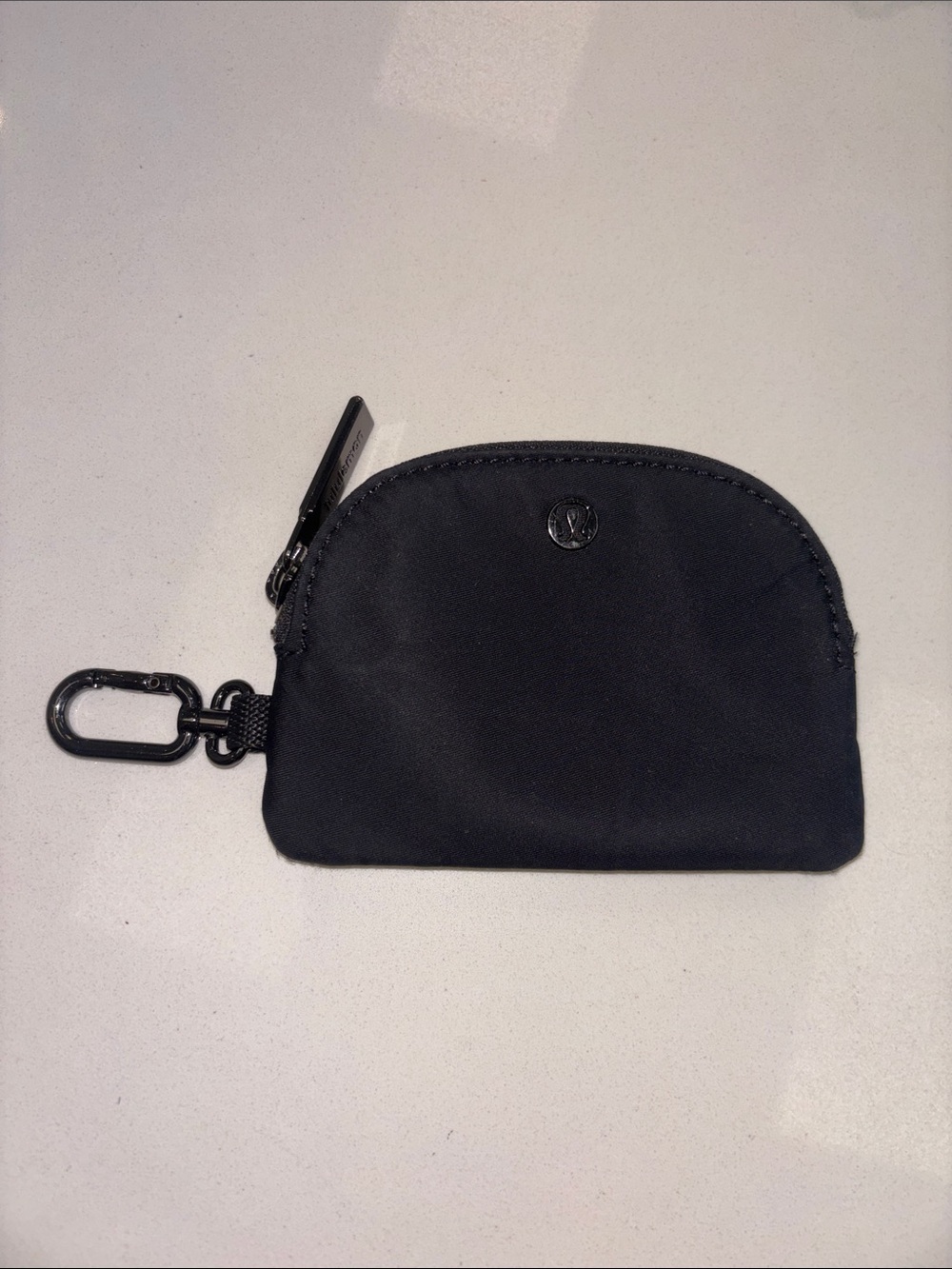 Lululemon Clip Black Nylon Pouch Nylon Small Pouch Wallet
